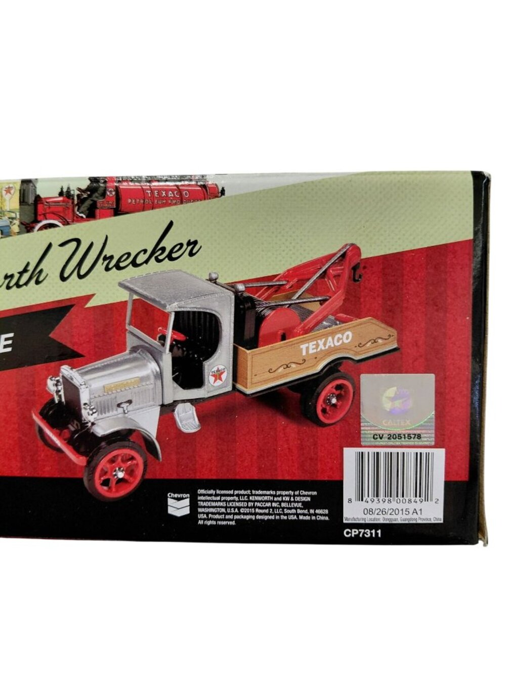 NIB Texaco 1925 Kenworth Wrecker 1:34 Die-Cast Coin Bank Special Edition #32 - Picture 4 of 7
